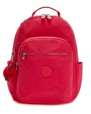 kipling Back To School Seoul Backpack L Rucksack Tasche True Pink Pink - Bild 1 von 4