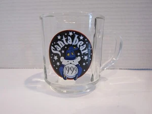 Marshall Field's and Company 1999 SANTA BEAR Glass Coffee COCOA Tea MUG 3.5" - Picture 1 of 5