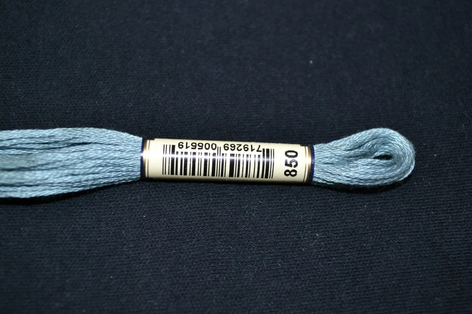 Anchor Cotton Threads for Embroidery Shade 850 Blue Mist Medium - Image 1 of 1