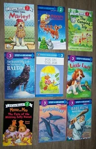 Nine Level 2 & 3  Kids Readers BOOK LOT  Step into Reading Scholastic Penguin - Picture 1 of 8