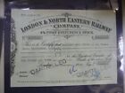Share stock certificate LONDON & NORTH EASTERN RAILWAY CO 1940 £150 22449