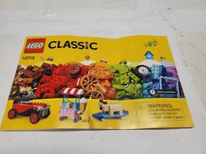 Lego classic  instruction book 10715 / me21 r3 d16 - Picture 1 of 2