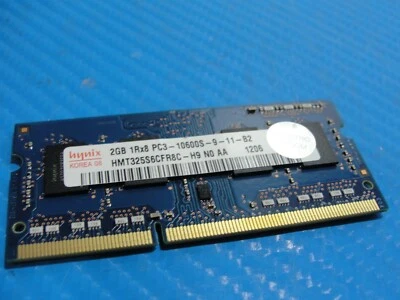 MacBook Pro A1286 Hynix 2GB 1Rx8 PC3-10600S SO-DIMM Memory RAM HMT325S6CFR8C-H9 - Image 1 of 3