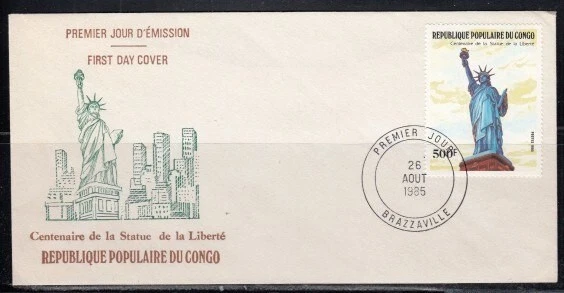 CONGO Statue of Liberty II FIRST DAY COVER - Image 1 of 1