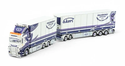 Tekno 86279 Scania Next Gen R650 Sweden Combo with Trailer MALMBERGS Scale 1:50 - Image 1 of 4