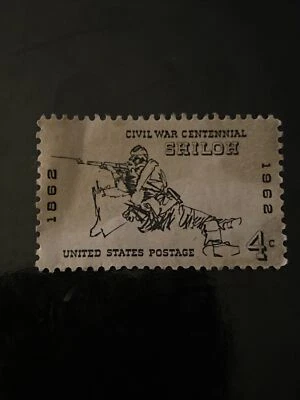 1962 4c Civil War Centennial Battle of Shiloh, 4-Stamp #1179, NH - Image 1 of 2
