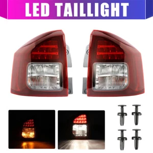 2PCS L+R Rear Brake Tail Light Stop Turn Light Assembly For Jeep Compass 2014-17 - Picture 1 of 12