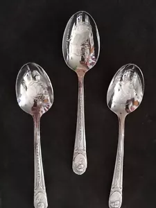 Wm Rogers Silver Plate Presidential Spoons Jefferson John Adams Souvenir - Picture 1 of 8