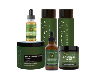 Sunny Isle Rosemary Mint Hair & Strong Roots Shampoo/Conditioner/Masque/Lite Oil - Image 1 of 4