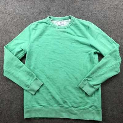 Sudadera Southern Tide Para Hombre Pequeña Verde Cuello Redondo Vellón Bordado Logo Foto 1 de 4