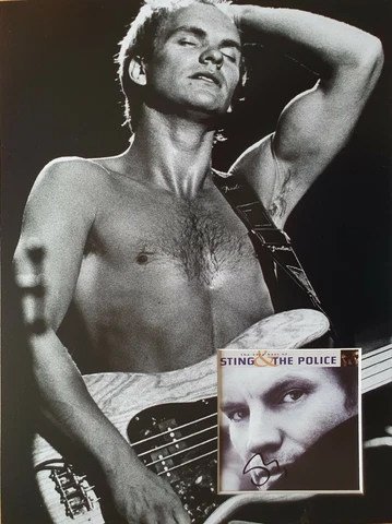 STING Signed 16x12 Photo Display THE POLICE & QUADROPHENIA COA Cover