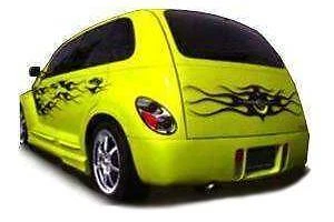 KBD Body Kits Premier Polyurethane Rear Bumper Fits Chrysler PT Cruiser 01-05 - Image 1 of 4