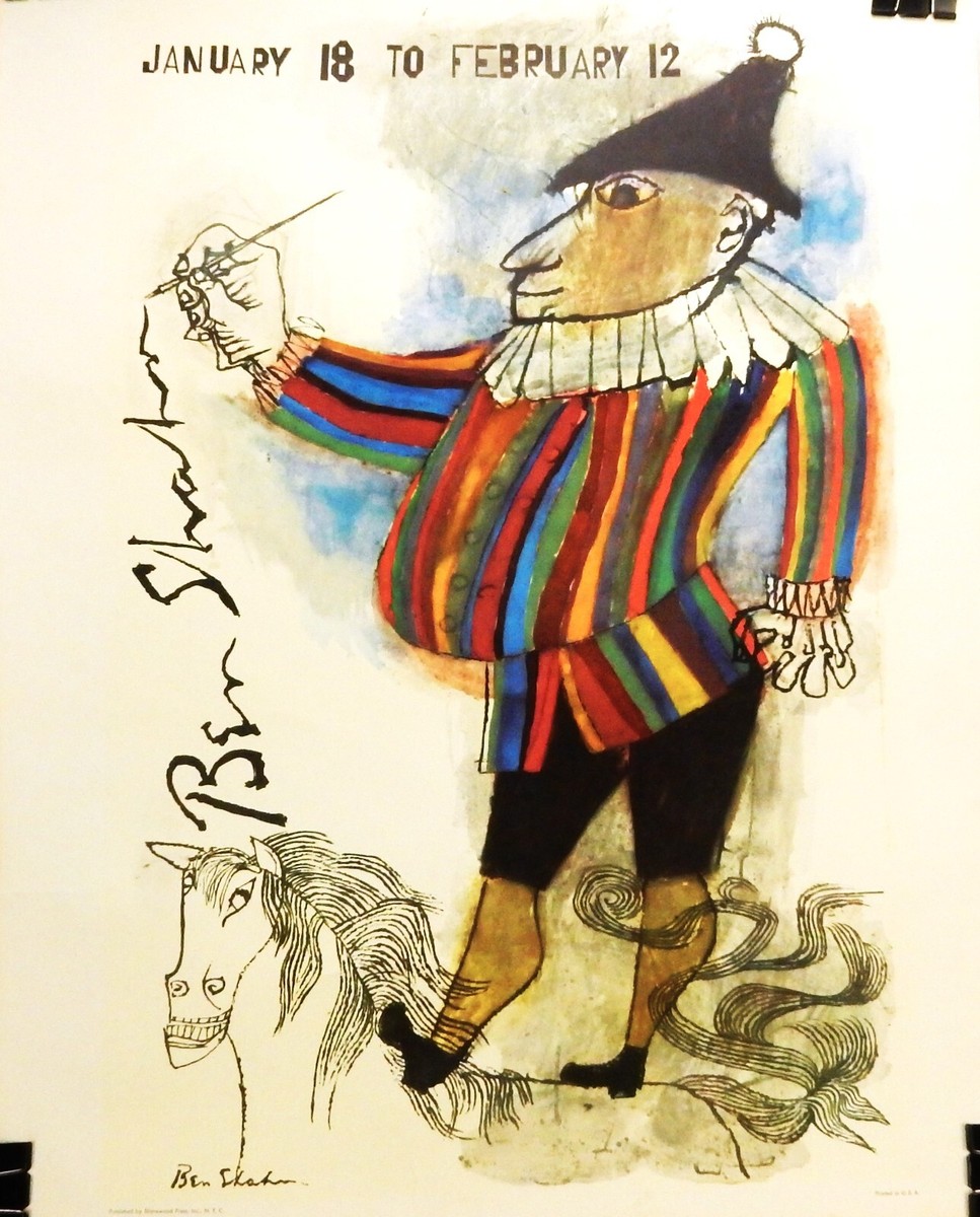 Ben Shahn、Begun to fight、大判希少画集画、新品額装付 ベン・シャーンBen Shahn KUBOYAMA RICHARD HUDSON 1965年初版