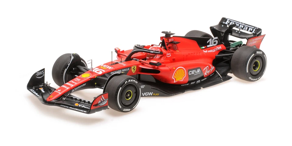BBR Models 1:18 FERRARI SF-23 CHARLES LECLERC 4TH PLACE SINGAPORE 2023 - 231866 - Immagine 1 di 1