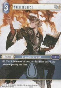 FINAL FANTASY TCG 1 X INVOCADOR 2-128C - LÁMINA NO COMUNITARIA - AGUA - Imagen 1 de 1