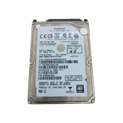 Hitachi HTS547575A9E384 PN:0J27703 MLC:DA4755 Apple#655-1684C 750gb Sata HDD - Image 1 of 3