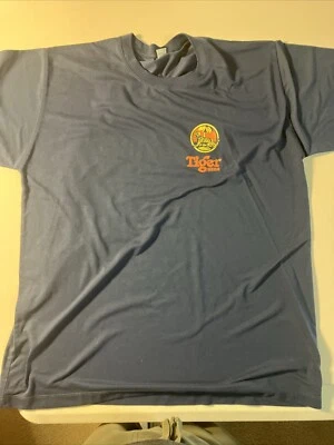 Tiger пиво промо 2-сторонняя футболка темно-синий 100% хлопок размер XXXL 3XL - Изображение 1 из 4
