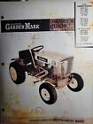 Montgomery Wards 8 ch 38 Garden Mark tracteur & Moteur propriétaire & pièces (2 manuels s