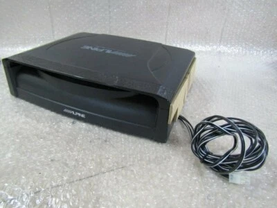 ALPINE SWE-1200 SUB WOOFER MAX 150w Under-seat installation type Working F/S - image 1 of 4