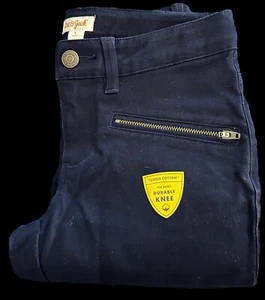 Cat & Jack Girl's Uniform Pants Skinny Size 8 Adjustable Waist Stretch - Picture 1 of 4