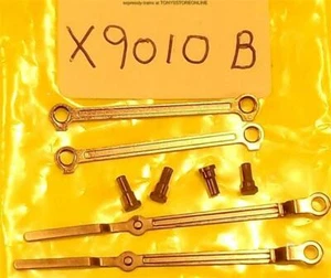 hornby oo spares x9010b 1x pack coupling rods/pins for bill/ben in black nickel - Picture 1 of 1