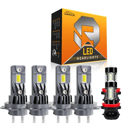 LED Headlight Bulbs +Fog Light For 2016-2017 Hyundai Tucson Sport Utility 4-Door - Image 1 of 4