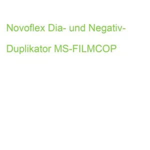 Novoflex Dia- und Negativ- Duplikator MS-FILMCOP (4030432450353) - Bild 1 von 2