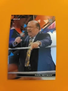 Paul Heyman Base 2021 WWE Topps Finest Card - Picture 1 of 2