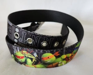 Teenage Mutant Ninja Turtles Polyester Youth Multicolor Belt Medium Large 26-30 - Picture 1 of 12