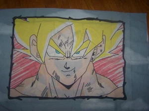 Federa per cuscino Dragon Ball Z - Goku e Krillin - Vintage 2000 - Foto 1 di 2