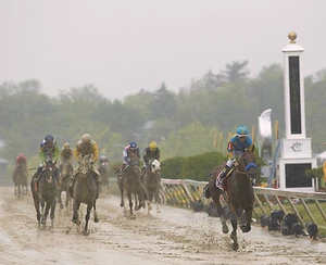 2015 Victor Espinoza AMERICAN PHAROAH Preakness Stakes Horse Racing 8x10 Photo - Picture 1 of 1