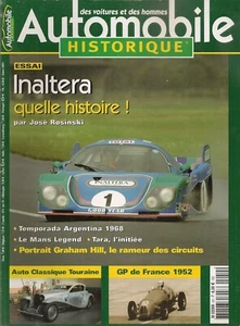 AUTOMOBILE HISTORIQUE 50 INALTERA TEMPORADA ARGENTINA 1968 GP FRANCE 1952 G HILL - Imagen 1 de 2