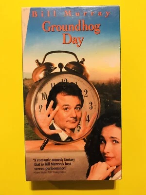 Vintage 90's 1993 Groundhog Day Bill Murray Brand New Sealed VHS - Image 1 of 4