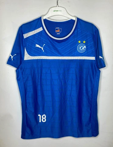GRASSHOPPERS TRAINING PLAYER ISSUE FOOTBALL SHIRT SOCCER JERSEY PUMA SIZE L Cover