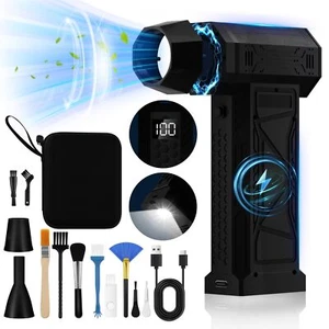 Souffleur Air Comprimé avec Affichage LED 180000 RPM Souffleur Turbo surdimen... - Afbeelding 1 van 7