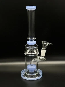 10.5'' Water pipe  Bong Hookah W/Matrix shower Percolator - Light blue - Picture 1 of 4