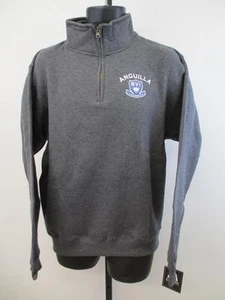 New Anguilla BVI Caribbean Adult Mens Size M Medium 1/4 Zip-Jacket - Picture 1 of 7