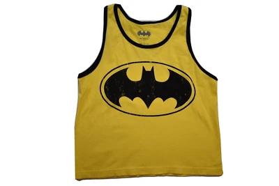 Camiseta sin mangas Batman Juniors Batman logotipo clásico amarilla nueva XS, S, M Foto 1 de 4