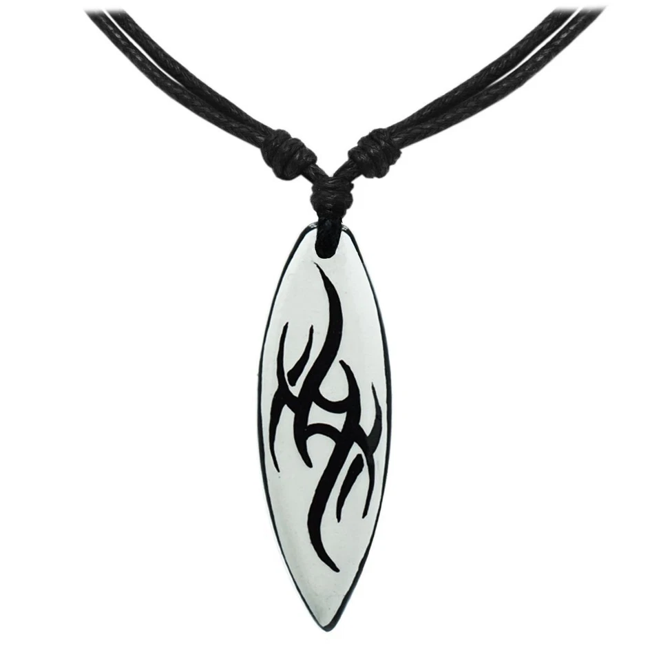 1 verstellbare Kette mit Anhänger Surfbrett Holzkette Holzanhänger Surferkette - Bild 1 von 4