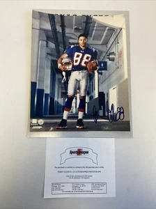 NFL Photo File TERRY GLENN #88 New England Patriots Signed Photograph 8x10 - Picture 1 of 7