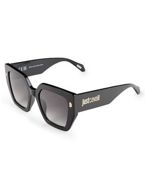 JUST CAVALLI 53MM Geometric black Sunglasses - Image 1 of 4