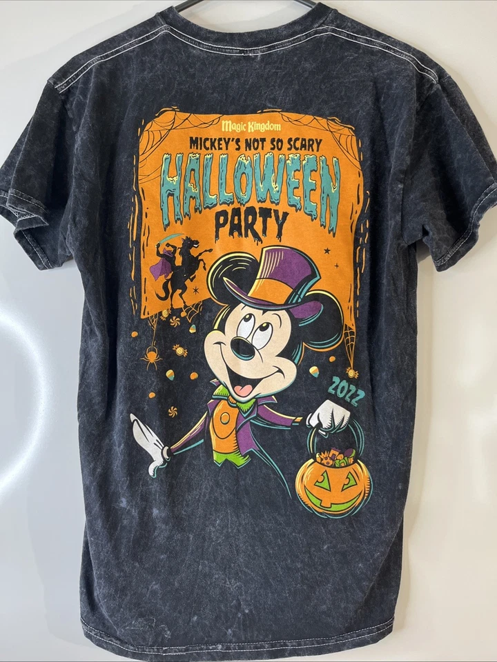 Mickey's Not So Scary Halloween Party Glow In Dark Disney World Sz Men’s Medium - Image 1 of 4