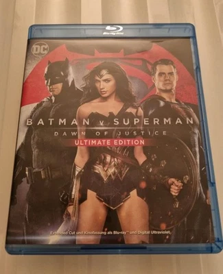 Blu-ray: BATMAN V SUPERMAN - DAWN OF JUSTICE - ULTIMATE EDITION *DC* [SEHR GUT] - Bild 1 von 2