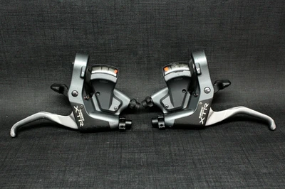 Vintage Shimano XTR ST-M952 Combo Shifters V Brake Levers 3 x 9s MTB Mountain - Image 1 of 4
