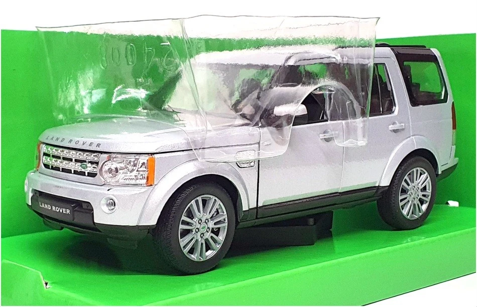 Welly NEX 1/24 Scale Diecast 24008W - Land Rover Discovery 4 - Silver - Image 1 of 4