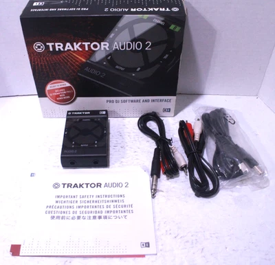 Native Instruments Traktor Audio 2 HW DJ Interface with Cord Adapter & Box - Image 1 of 4