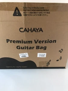 CAHAYA 44 Pollici Borsa per Chitarra Multitasche per Jumbo e Dreadnought Linea Gialla... - Foto 1 di 5