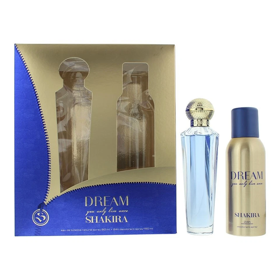 Juego de regalo de 2 piezas para mujer Shakira Dream You Only Live Once Foto 1 de 1