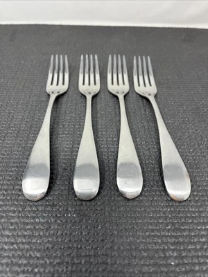 Lote de 4 garfos de salada de cetim Ikea Loja 7 polegadas 22422 aço inoxidável 224,22 - Imagem 1 de 4