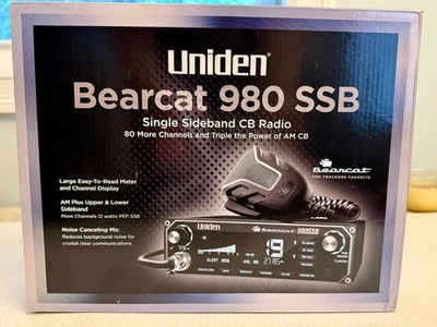 Radio CB Uniden Bearcat 980 40 canales SSB con pantalla de 7 colores totalmente nueva  Foto 1 de 4